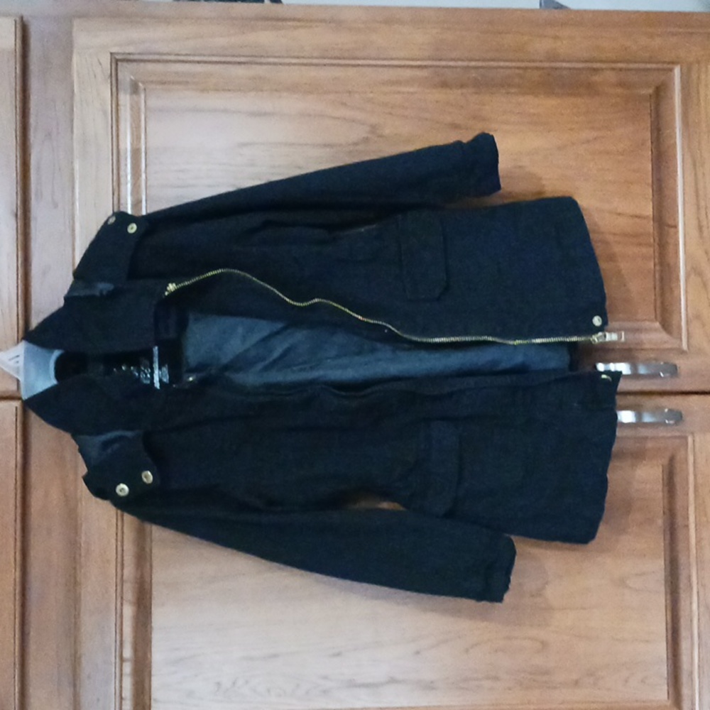 Girls light weight jacket with hood.